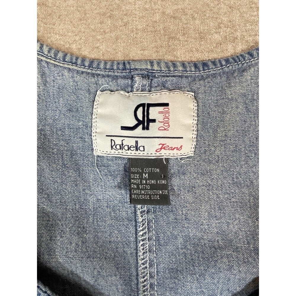 Rafaella Jeans Vintage Denim Jean Dress Women’s Size M Medium Farm - Picture 2 of 10